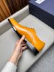 J.M.WESTON Yellow Calfskin Business Leather Shoes 042826 (8)_th.jpg